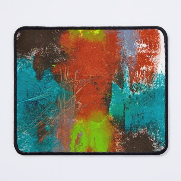 Item preview, ABSTRACT JUNE - Contemporary, Blue, Green, Brown, Expressionism designed and sold by KATHLEEN TENNANT ART.