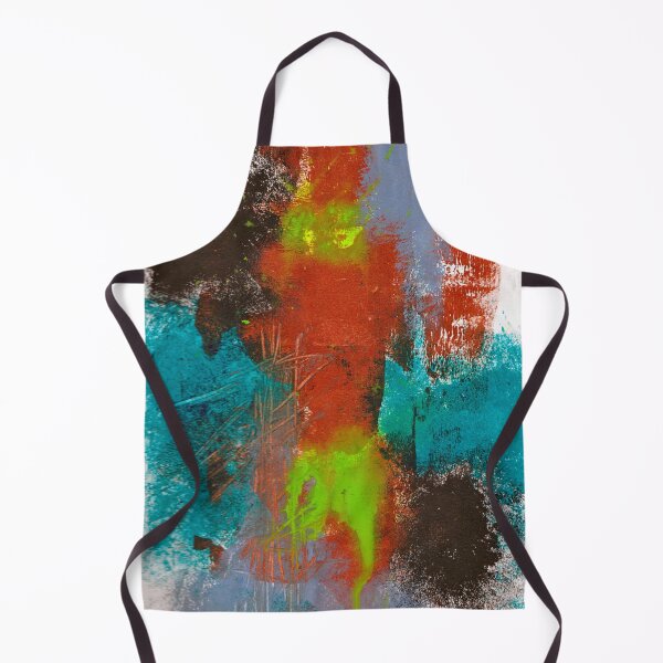 Item preview, ABSTRACT JUNE - Contemporary, Blue, Green, Brown, Expressionism designed and sold by KATHLEEN TENNANT ART.