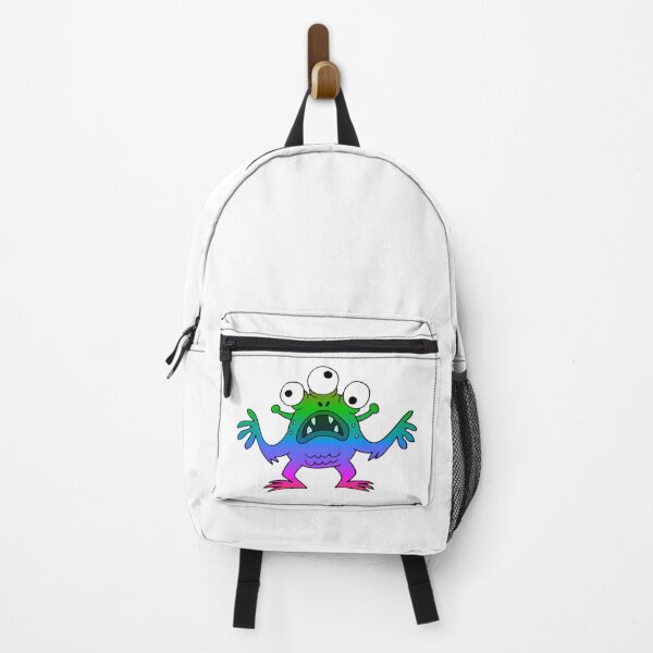 Funny Monster Face Backpacks for Sale Redbubble