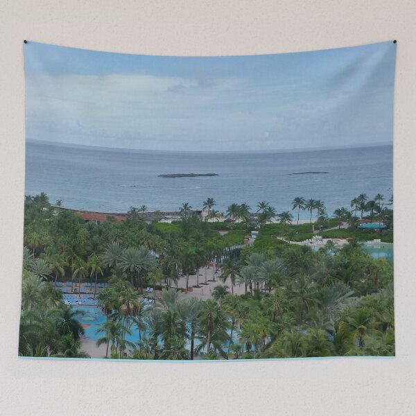 Item preview, Paradise Island Baha Ocean Palms  designed and sold by SaSaBoutique.