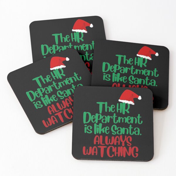 Item preview, HR and Christmas - The HR Department Is Like Santa, Always Watching designed and sold by SunfullyYours.