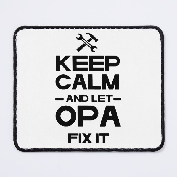 Artikelvorschau, Keep Calm and Let OPA Fix it Funny Gift Premium Apparel Funny Holiday Xmas entworfen und verkauft von DesignByHeartUK.