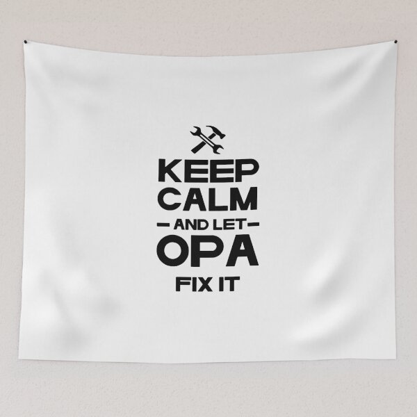 Item preview, Keep Calm and Let OPA Fix it Funny Gift Premium Apparel Funny Holiday Xmas designed and sold by DesignByHeartUK.