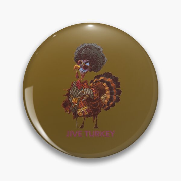 Item preview, jive turkey with afro and shades designed and sold by MARCOS LILI.