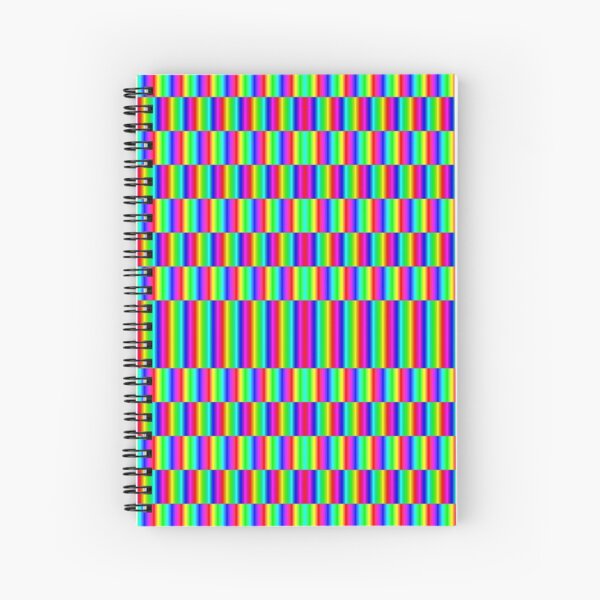 Psychedelic Hypnotic Visual Illusion Spiral Notebook