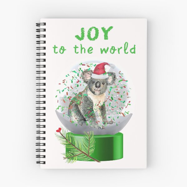 Item preview, Koala Glass Globe Christmas Joy Australian Animal designed and sold by bushwombat.