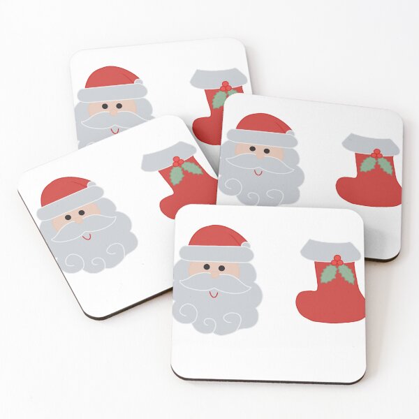 Item preview, Santa and a Stocking designed and sold by LittleWormTrading.