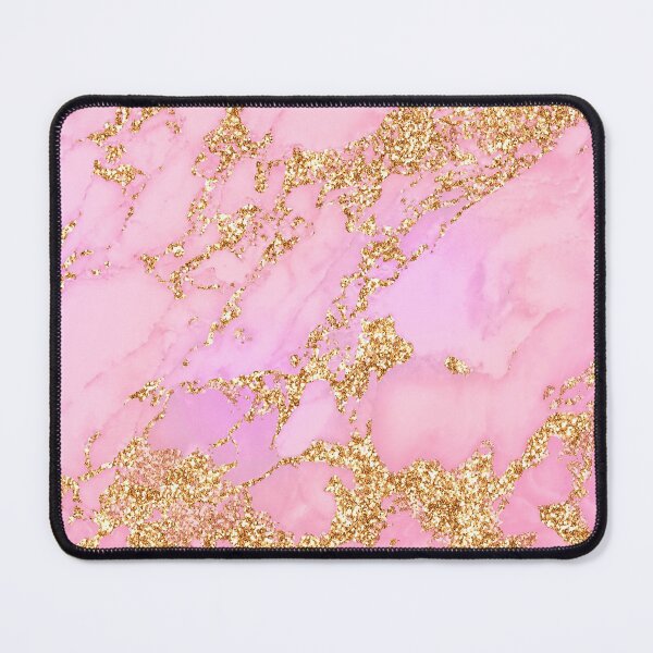 Item preview, Pink "Princess" Faux Marble With Gold-Colored Veins designed and sold by DEC02.