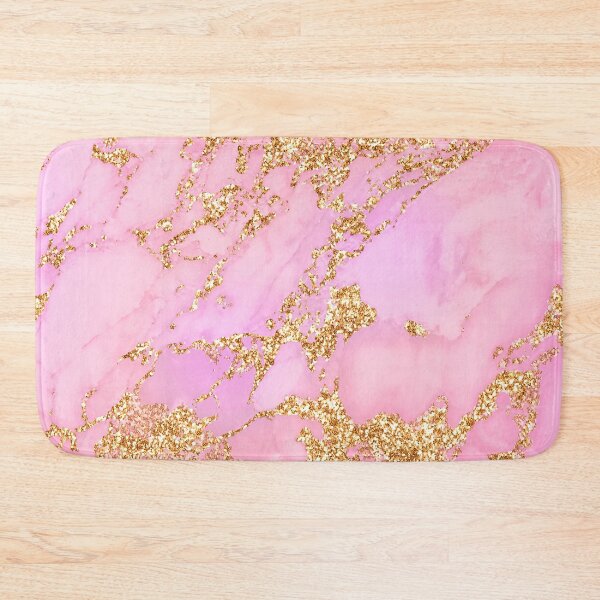 Item preview, Pink "Princess" Faux Marble With Gold-Colored Veins designed and sold by DEC02.