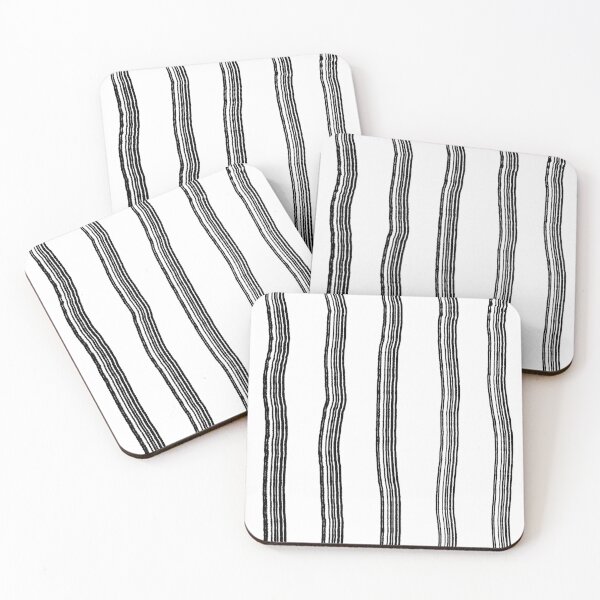Item preview, "Semi Ploughed" 1 | Vertical Black and White Pattern designed and sold by LiseHoltArt.