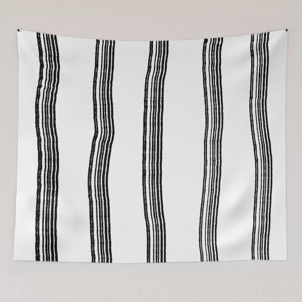 Item preview, "Semi Ploughed" 1 | Vertical Black and White Pattern designed and sold by LiseHoltArt.