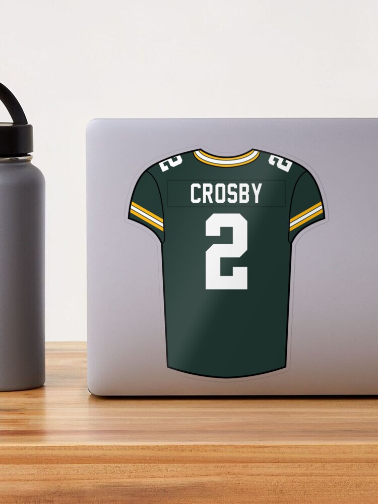 Mason Crosby Away Jersey Sticker for Sale by designsheaven