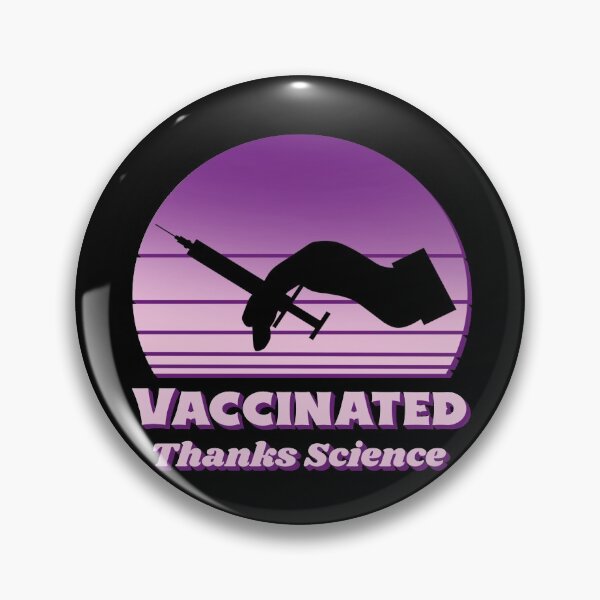 Item preview, Thanks Science Vaccinated Retro Vintage Pro Vaccine designed and sold by Paula Helit.