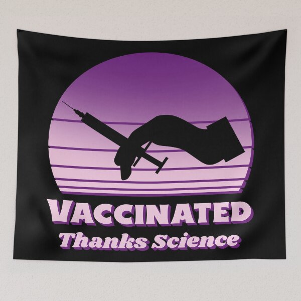 Item preview, Thanks Science Vaccinated Retro Vintage Pro Vaccine designed and sold by Paula Helit.