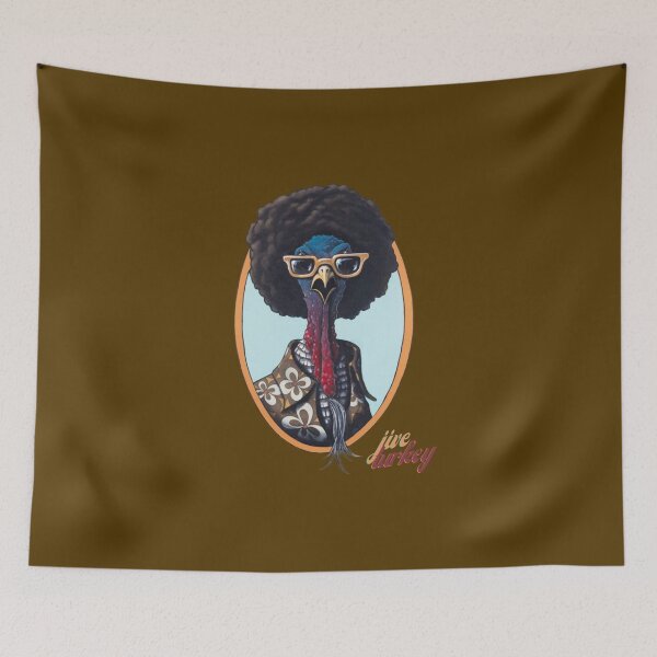 Item preview, jive turkey with afro and shades designed and sold by MARCOS LILI.