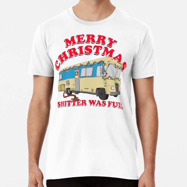 Item preview, Merry Christmas, Shitter Was Full designed and sold by TeeArcade84.