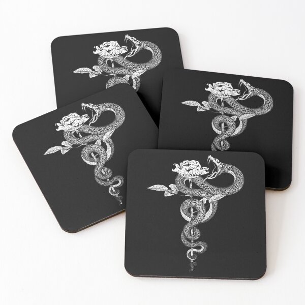 Item preview, snake and flower designed and sold by bisly.