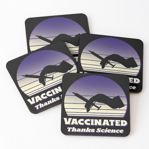 Item preview, Thanks Science Vaccinated Retro Vintage Pro Vaccine designed and sold by Paula Helit.