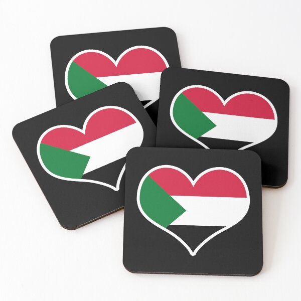 Item preview, Sudan Flag Heart designed and sold by PKHalford.