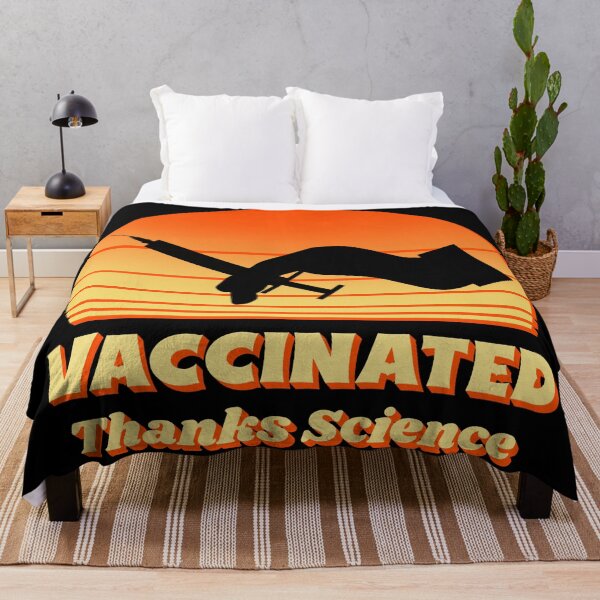 Item preview, Thanks Science Vaccinated Retro Vintage Pro Vaccine designed and sold by Paula Helit.