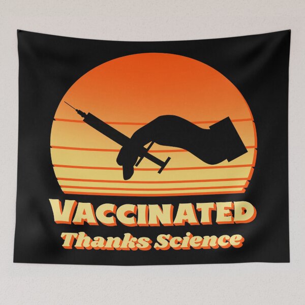 Item preview, Thanks Science Vaccinated Retro Vintage Pro Vaccine designed and sold by Paula Helit.