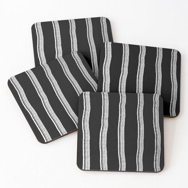 Item preview, "Semi Ploughed" 3 | Vertical Black and White Pattern designed and sold by LiseHoltArt.