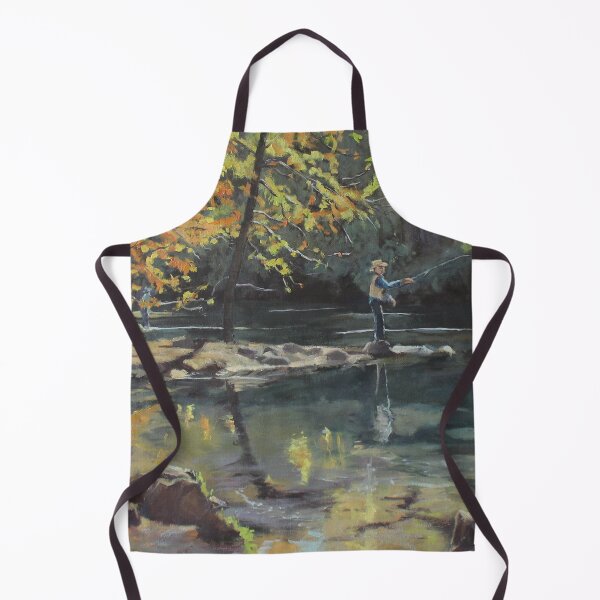 Item preview, Fly Fisherman on the Rock Edge designed and sold by GoldsmithGifts.