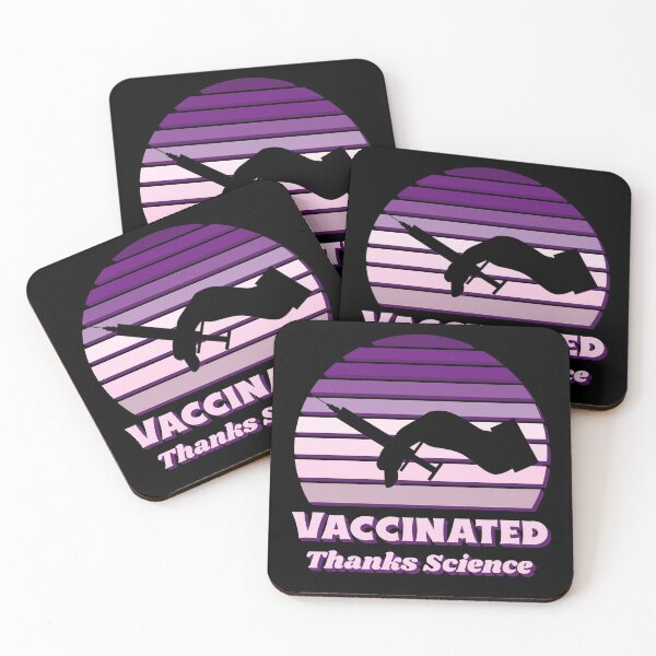 Item preview, Thanks Science Vaccinated Retro Vintage Pro Vaccine designed and sold by Paula Helit.