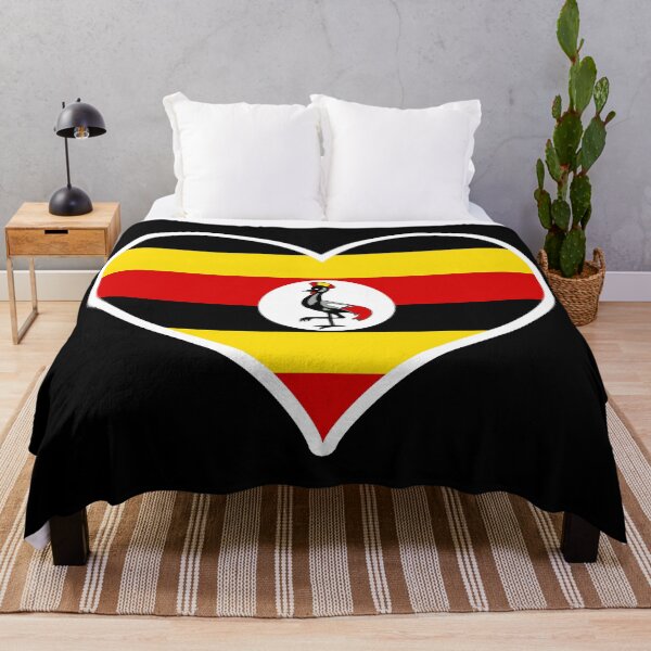 Item preview, Uganda Flag Heart designed and sold by PKHalford.