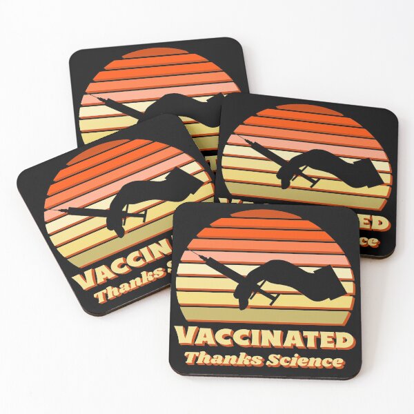Item preview, Thanks Science Vaccinated Retro Vintage Pro Vaccine designed and sold by Paula Helit.