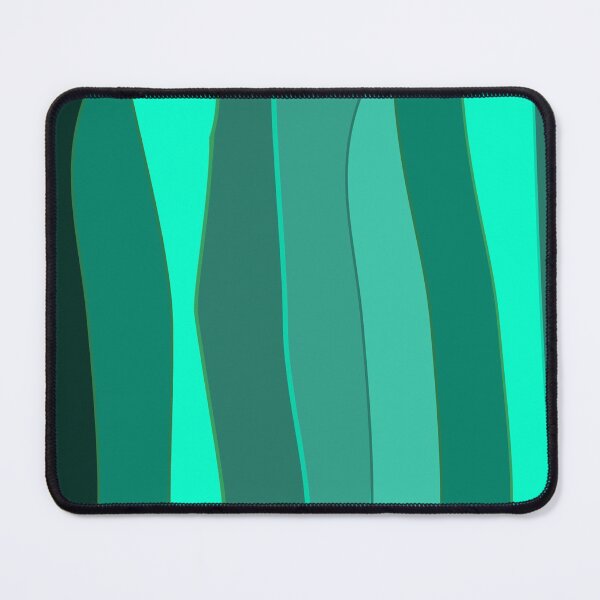 Item preview, Abstract art. Green wide wavy vertical stripes. designed and sold by Verle-art.