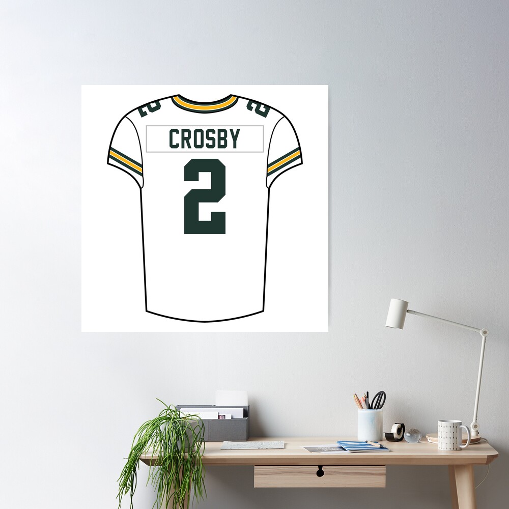 Mason Crosby Away Jersey Poster for Sale by designsheaven