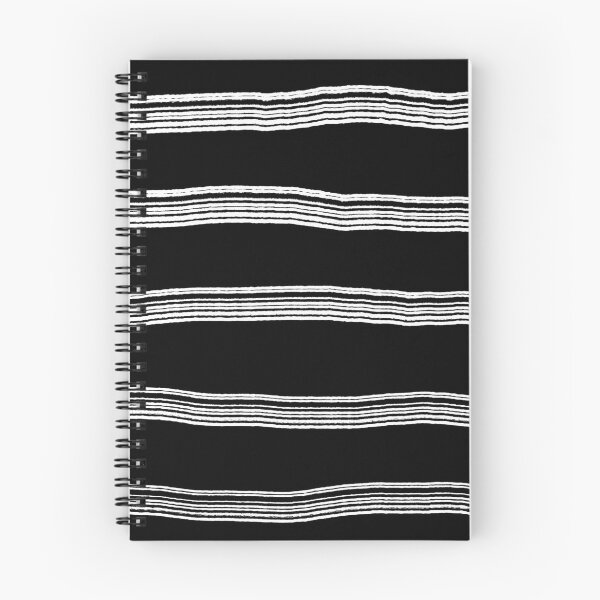 Item preview, "Semi Ploughed" 4 | Horizontal Black and White Pattern designed and sold by LiseHoltArt.