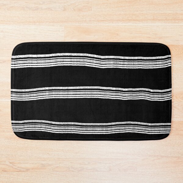 Item preview, "Semi Ploughed" 4 | Horizontal Black and White Pattern designed and sold by LiseHoltArt.