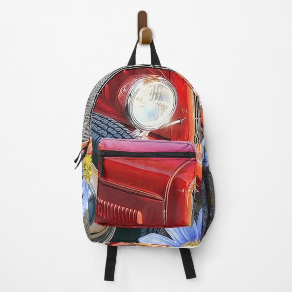 Item preview, Red Hot Roadster Flower Power designed and sold by plugsnpixels.