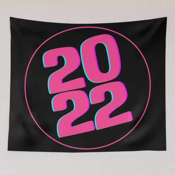 Item preview, Year 2022 Happy New Year Retro designed and sold by Lounaadam.