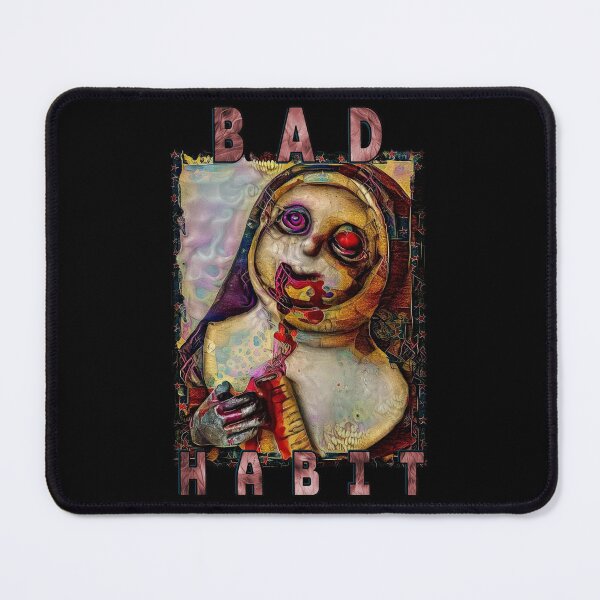 Item preview, Evil Nun | Bad Habit | Nun Puns | Nun | Funny Nuns | Creepy Nun | TM11 designed and sold by triciakitty.