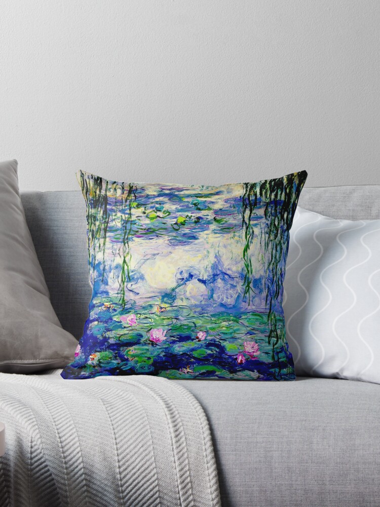 Claude Monet: Water Lily, Pillow Cover