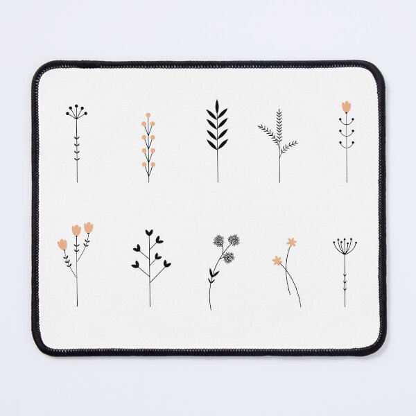 Item preview, Minimalist Flower Set by Maria designed and sold by scarletmarlet.