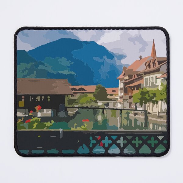 Item preview, Interlaken Scene Painting designed and sold by Positive Lad.