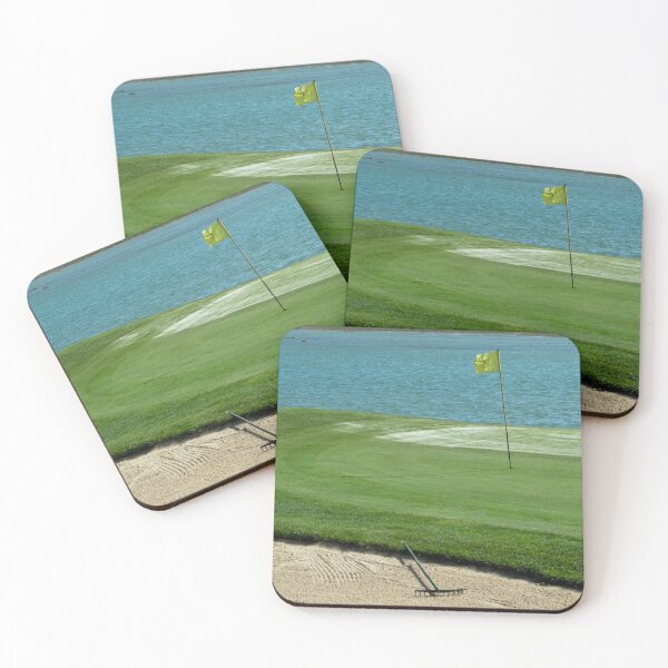 Item preview, Golf Sand Trap and Yellow Flag designed and sold by AngeloDeVal.