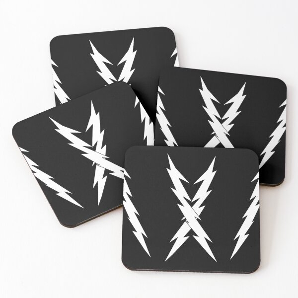 Item preview, White lightning rods over black sky.  designed and sold by Verle-art.