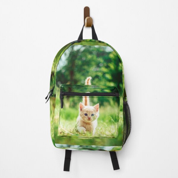 Item preview, Little beautiful kitty cat in the garden says hey to you! designed and sold by urban-color.