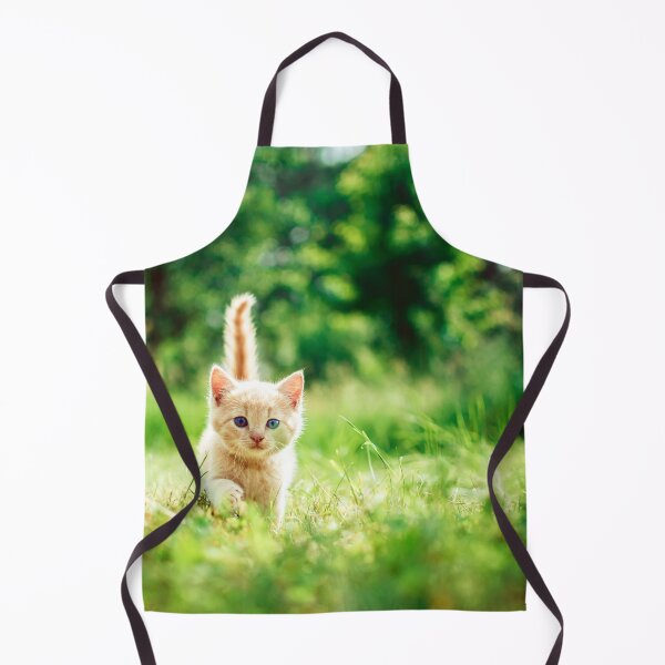 Item preview, Little beautiful kitty cat in the garden says hey to you! designed and sold by urban-color.