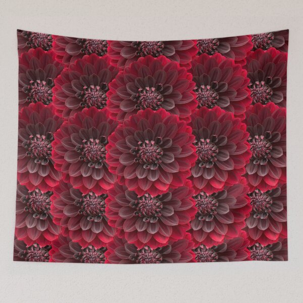 Item preview, Red Dahlia Flower Still Life Floral Photography designed and sold by CottoVerdi.