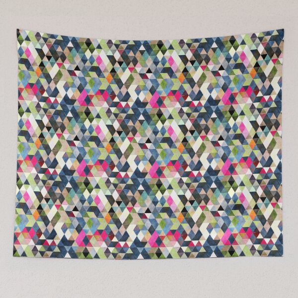 Item preview, Geometric Watercolor, Navy Blue, Pink designed and sold by PixDezines.