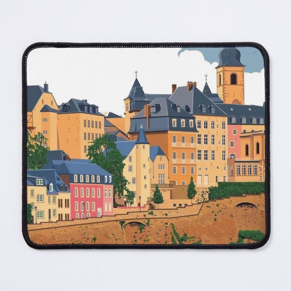 Item preview, LUXEMBOURG: Vintage Travel Advertising Print designed and sold by posterbobs.
