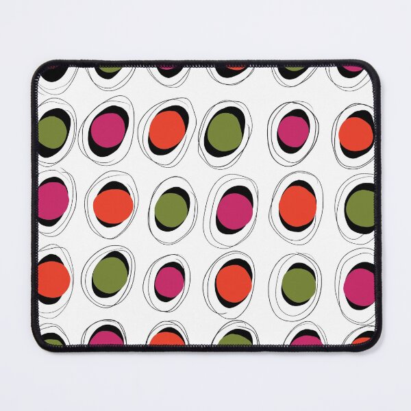 Item preview, “Orbicular” 6 | Bold Dots with White Background designed and sold by LiseHoltArt.