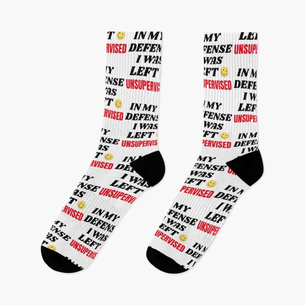 Item preview, IN MY DEFENSE I WAS LEFT UNSUPERVISED T-SHIRT/STICKER ESSENTIAL designed and sold by BestCoolStuff.
