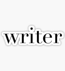 Writer Sticker